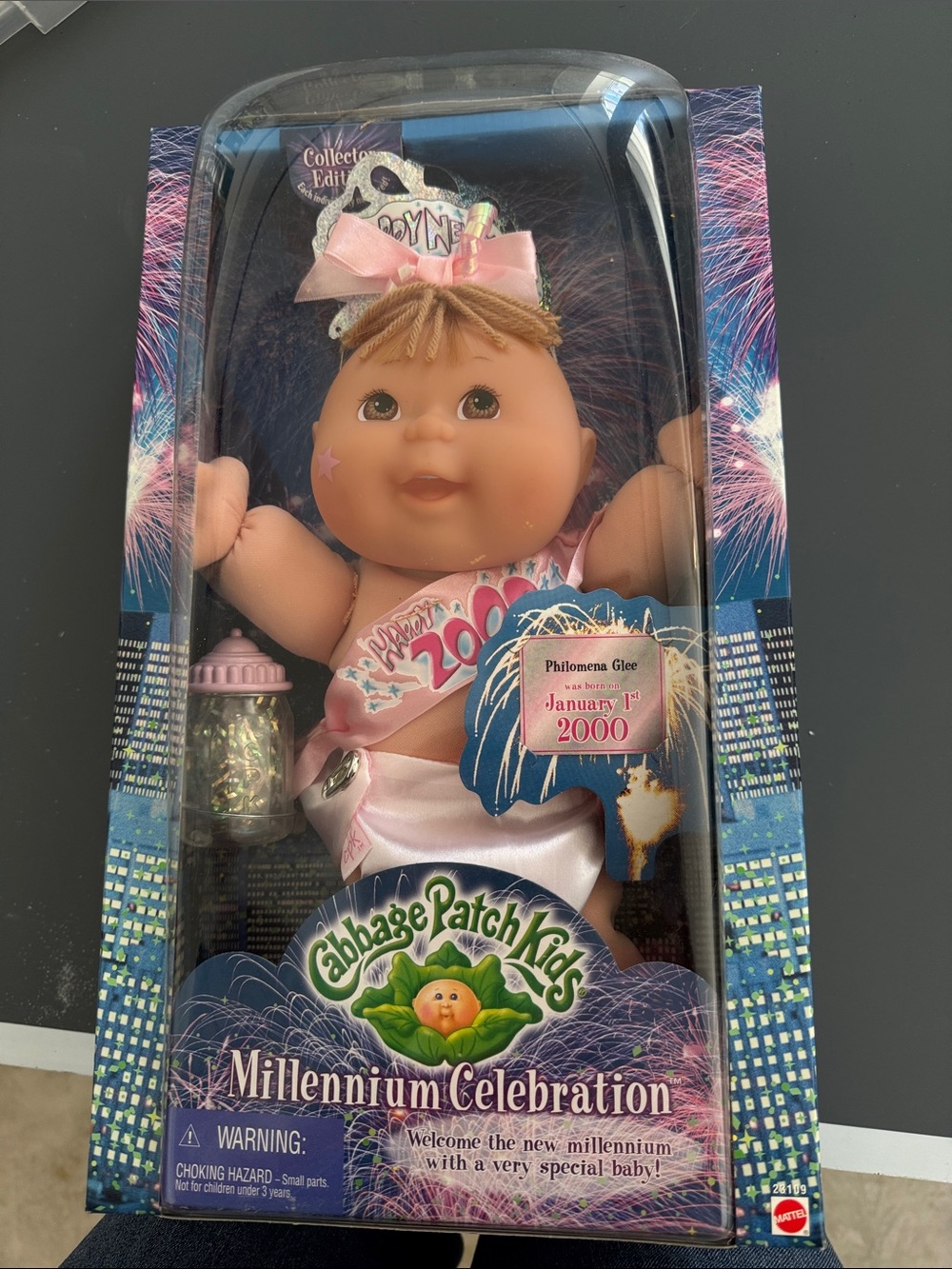 Mattel Cabbage Patch Kids Millennium Celebration Pink Doll